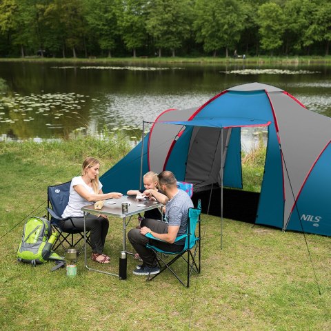 NC6031 NIEBIESKO- JASNO SZARY NAMIOT KEMPINGOWY HIGHLAND NILS CAMP