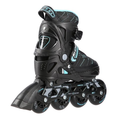 NA11002 CZARNO/NIEBIESKIE ROZM. L (39-42) ŁYŻWOROLKI NILS EXTREME