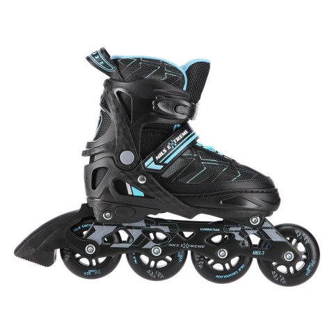 NA11002 CZARNO/NIEBIESKIE ROZM. L (39-42) ŁYŻWOROLKI NILS EXTREME