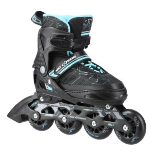 NA11002 CZARNO/NIEBIESKIE ROZM. M (35-38) ŁYŻWOROLKI NILS EXTREME