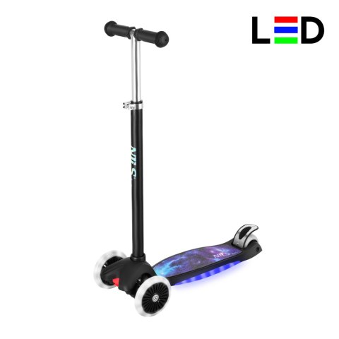 HLB1310 LED HULAJNOGA DZIECIĘCA CZARNA NILS FUN