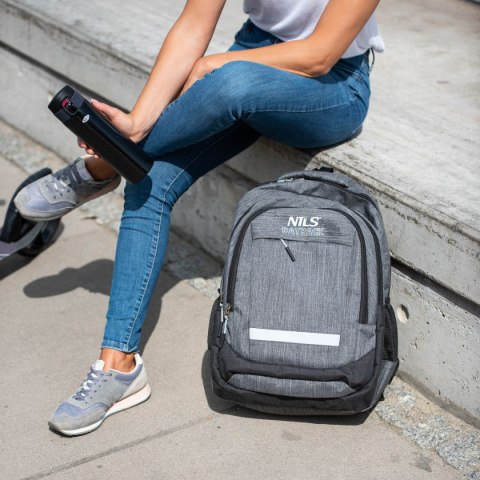 CBC7046 SZARY DAYPACK PLECAK NILS CBC7046 SZARY DAYPACK PLECAK NILS