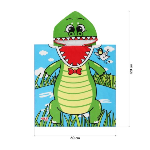 NAR20 RĘCZNIK PONCZO CROCODILE NILS AQUA NAR20 RĘCZNIK PONCZO CROCODILE NILS AQUA