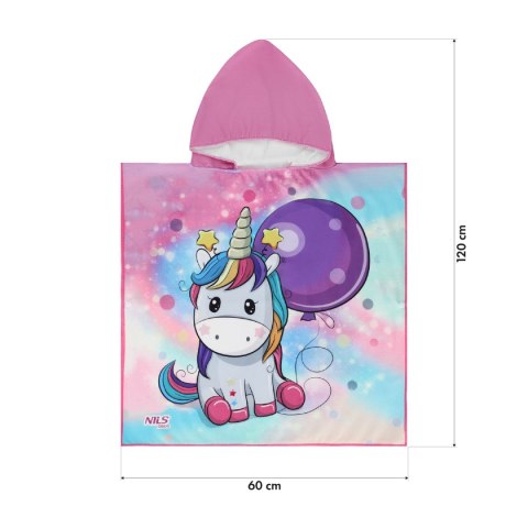 NAR20 RĘCZNIK PONCZO UNICORN NILS AQUA NAR20 RĘCZNIK PONCZO UNICORN NILS AQUA