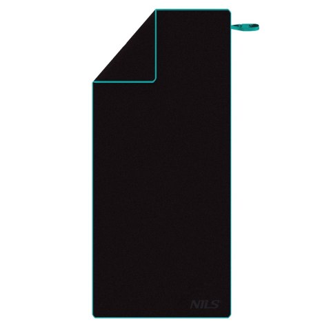 NCR13 CZARNY RĘCZNIK Z MIKROFIBRY 200X90 cm NILS NCR13 CZARNY RĘCZNIK Z MIKROFIBRY 200X90 cm NILS
