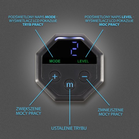 ABS MASTER PRO SUPER ELEKTROSTYMULATOR MIĘŚNI HMS