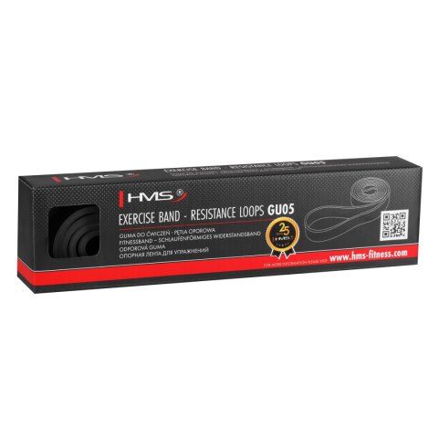 GU05 BLACK 22 x 4.5 x 2080 MM GUMA DO ĆWICZEŃ HMS