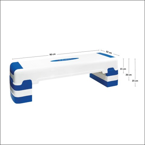 AS005 WHITE/BLUE STEP DO AEROBIKU HMS