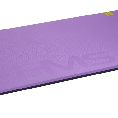 MFK01 VIOLET-BLACK MATA FITNESS KLUBOWA Z OTWORAMI HMS PREMIUM