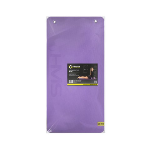MFK01 VIOLET-BLACK MATA FITNESS KLUBOWA Z OTWORAMI HMS PREMIUM