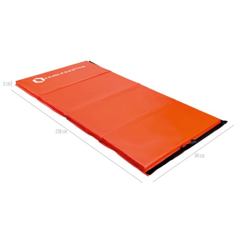 MGS01 RED MATERAC GIMNASTYCZNY SKŁADANY 2400x1200 MM HMS PREMIUM