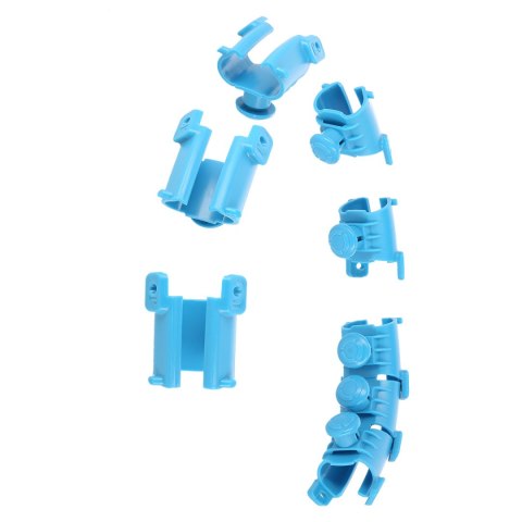 ZESTAW HULA HOP HHW01 BLUE Z WYPUSTKAMI I OBCIĄŻNIKIEM HMS + PAS BR163 RED