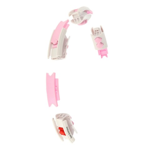 ZESTAW HULA HOP HHW06 PINK Z PIŁKĄ GRAWITACYJNĄ I LICZNIKIEM HMS + PAS BR163 BLACK PLUS SIZE