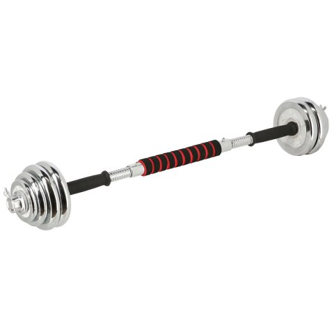 STC21 SZTANGIELKI REGULOWANE W WALIZCE CHROMOWANE 20KG HMS