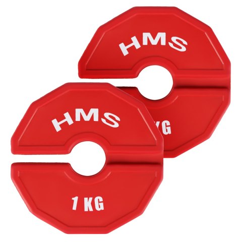 TSN100 2 x 1 KG TALERZ NA SPRZĘT DO TRENINGU SIŁOWEGO I FITNESS TYPU NAKŁADKA 2 x 1 KG HMS