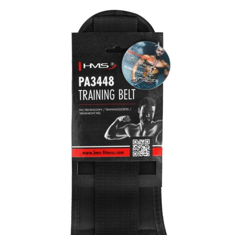 PA3448 BLACK ROZM. M PAS DO ĆWICZEŃ SIŁOWYCH HMS