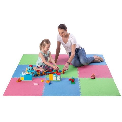 MP10 MATA PUZZLE MULTIPACK GREEN-BLUE-RED 9 ELEMENTÓW 10MM ONE FITNESS