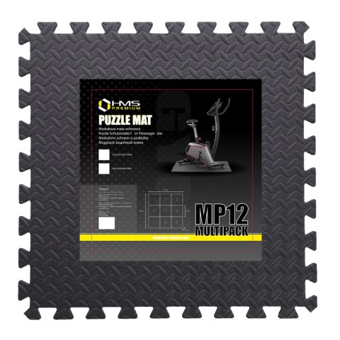 MP12 MATA PUZZLE D.GRAY 9 ELEMENTÓW 12MM HMS PREMIUM