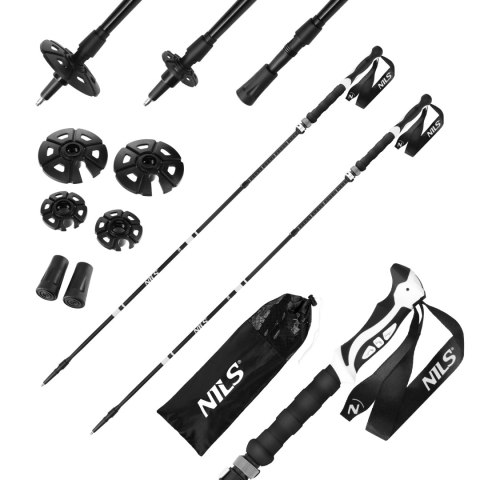 TK8603 KIJE TREKKINGOWE SKŁADANE NILS