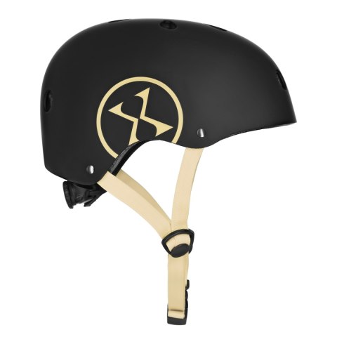 MTW001-1 KASK CZARNO-BEŻOWY ROZM. L(58-61CM) NILS EXTREME