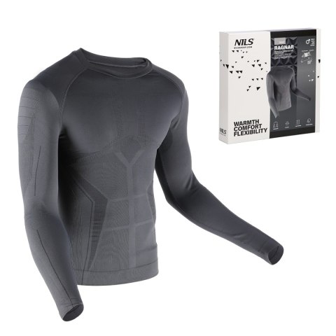 BTK0060 KOSZULKA TERMOAKTYWNA SZARA MĘSKA L/XL RAGNAR NILS BTK0060 KOSZULKA TERMOAKTYWNA SZARA MĘSKA L/XL RAGNAR NILS