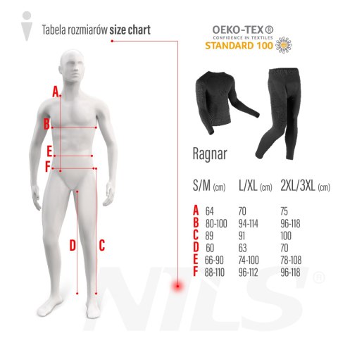 BTS0060 SPODNIE TERMOAKTYWNE CZARNE MĘSKIE 2XL/3XL RAGNAR NILS BTS0060 SPODNIE TERMOAKTYWNE CZARNE MĘSKIE 2XL/3XL RAGNAR NILS