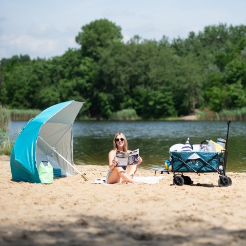 NC7822 TURKUSOWY PARASOL PLAŻOWY XL 220 CM NILS NC7822 TURKUSOWY PARASOL PLAŻOWY XL 220 CM NILS