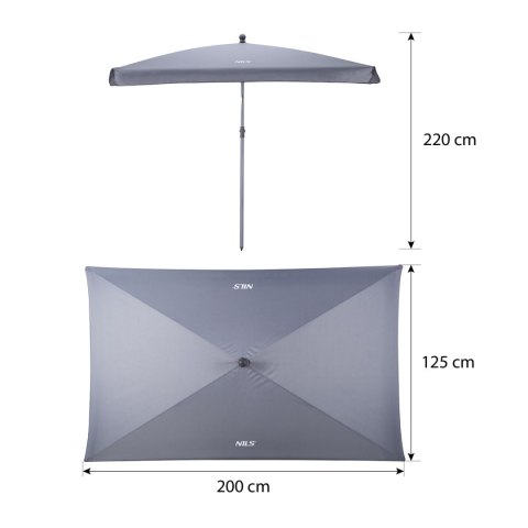 NC7826 PARASOL OGRODOWY 200 CM NILS NC7826 PARASOL OGRODOWY 200 CM NILS