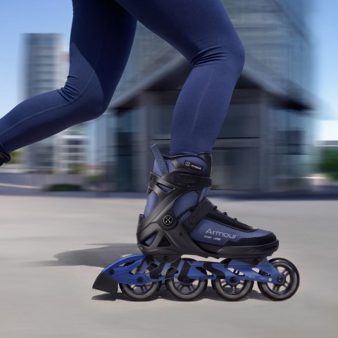 NA22151 ŁYŻWOROLKI ARMOUR GRANATOWE ROZM. 40 NILS EXTREME