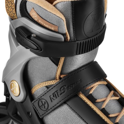 NA22151 ŁYŻWOROLKI ARMOUR SZARE ROZM. 39 NILS EXTREME