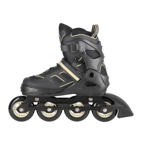 NA14174 A CZARNO-BEŻOWE ROZM. M (35-38) ŁYŻWOROLKI NILS EXTREME