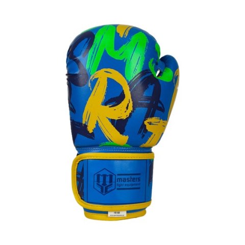Rękawice bokserskie MASTERS RPU-VIBEZ 10 oz BLUE