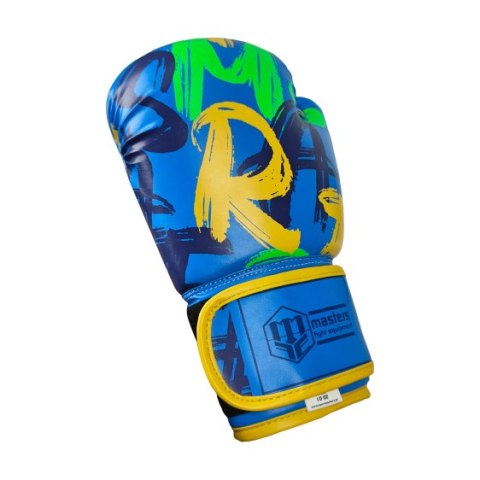 Rękawice bokserskie MASTERS RPU-VIBEZ 10 oz BLUE
