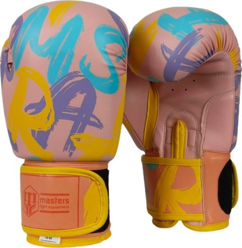 Rękawice bokserskie MASTERS RPU-VIBEZ 10 oz PINK