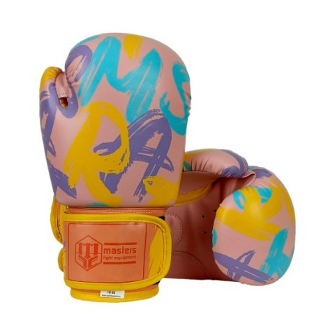 Rękawice bokserskie MASTERS RPU-VIBEZ 10 oz PINK