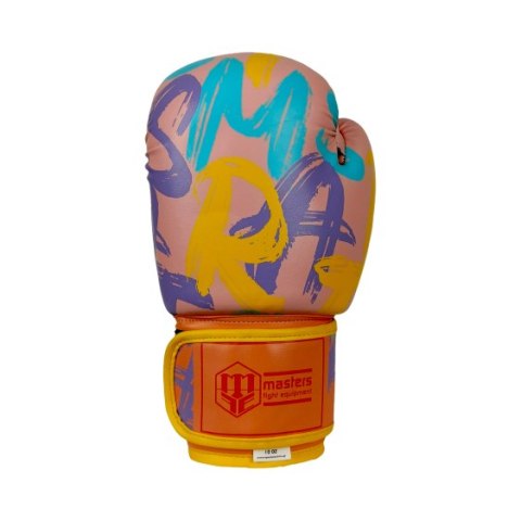 Rękawice bokserskie MASTERS RPU-VIBEZ 10 oz PINK