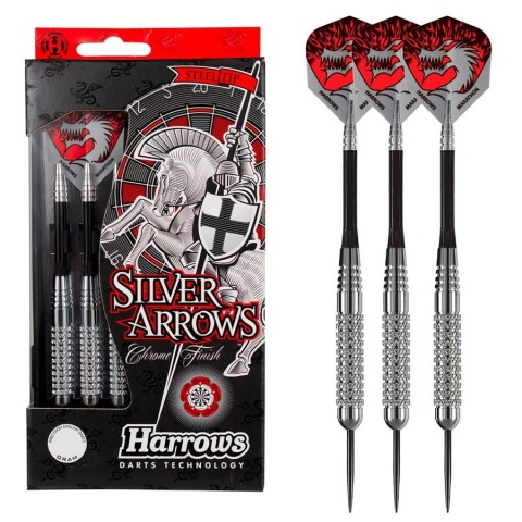 Rzutki dart Silver Arrows 22gR steeltip HARROWS
