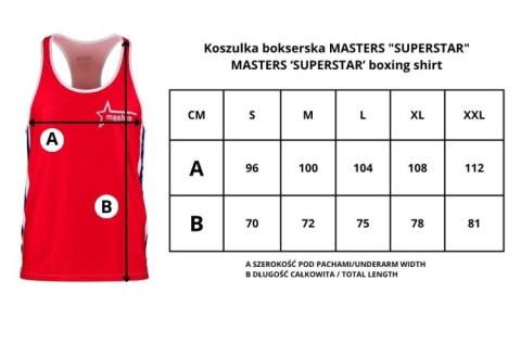 Koszulka bokserska MASTERS SUPERSTAR