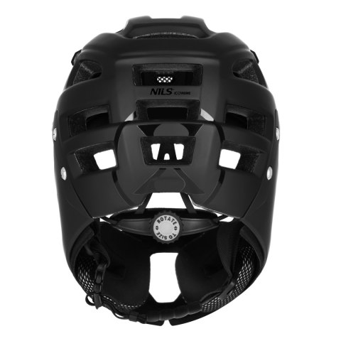 MTW101 KASK CZARNY FULL FACE M(56-58CM) NILS EXTREME