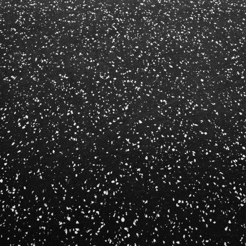 POS25 PODŁOGA GUMOWA POD SPRZĘT FITNESS BLACK/WHITE II GATUNEK