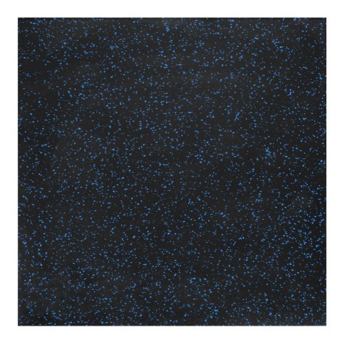 POS15 PODŁOGA GUMOWA POD SPRZĘT FITNESS BLACK/BLUE II GATUNEK