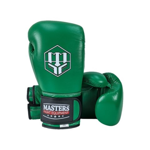 Rękawice bokserskie skórzane RBT-GREENSTRIKE 12 oz zielone