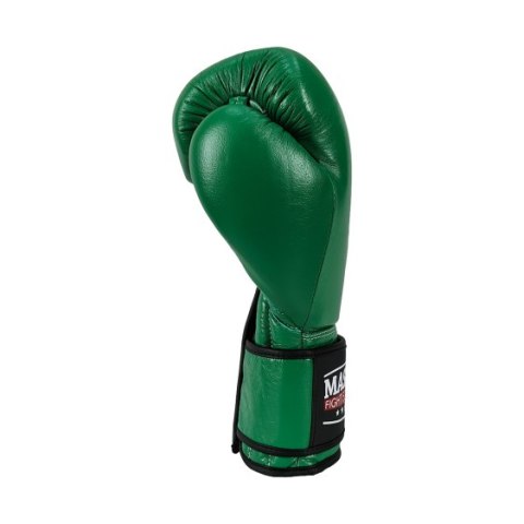 Rękawice bokserskie skórzane RBT-GREENSTRIKE 12 oz zielone