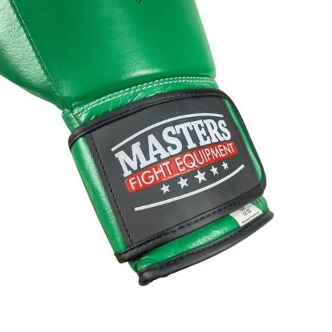 Rękawice bokserskie skórzane RBT-GREENSTRIKE 12 oz zielone