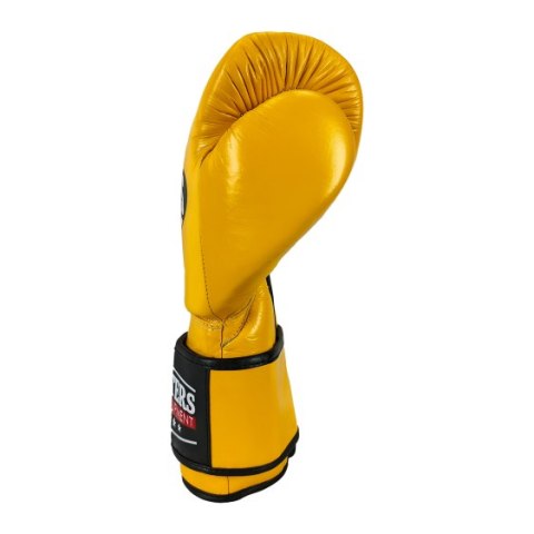 Rękawice bokserskie skórzane RBT-MEX 12 oz żółte