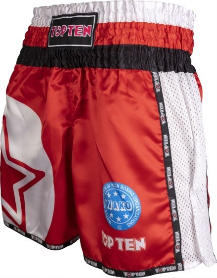 Spodenki do kickboxingu TOP TEN "WAKO STAR" (WAKO APPROVED)