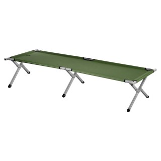 NC2756 ŁÓŻKO POLOWE SKŁADANE ZIELONE 200 CM NILS CAMP