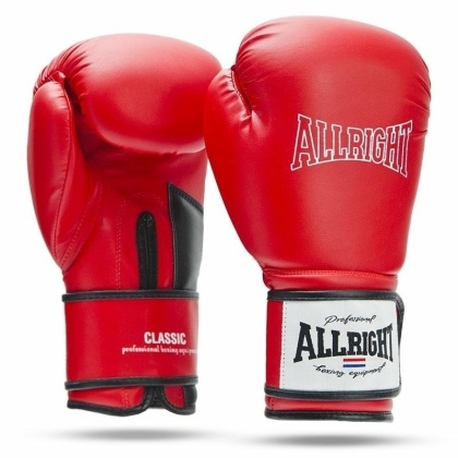 Rękawice boks.SW02024 10oz Allright czerwone