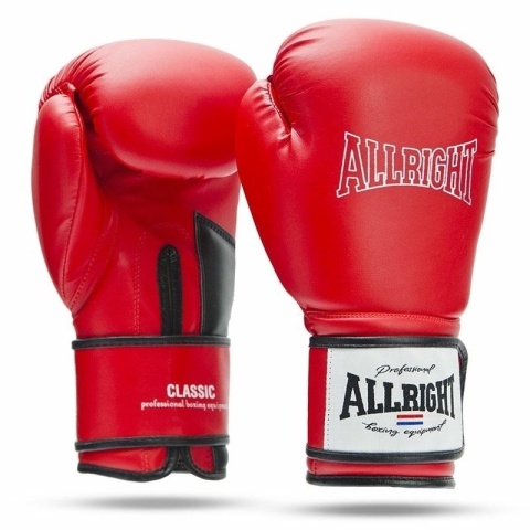 Rękawice boks.SW02024 10oz Allright czerwone