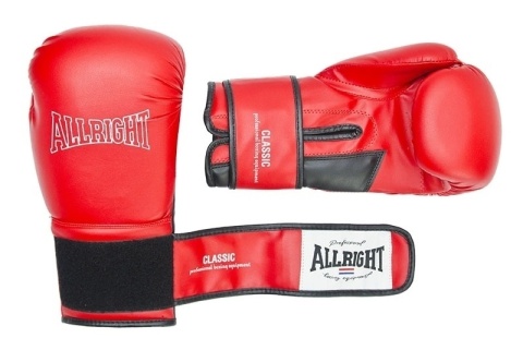 Rękawice boks.SW02024 10oz Allright czerwone